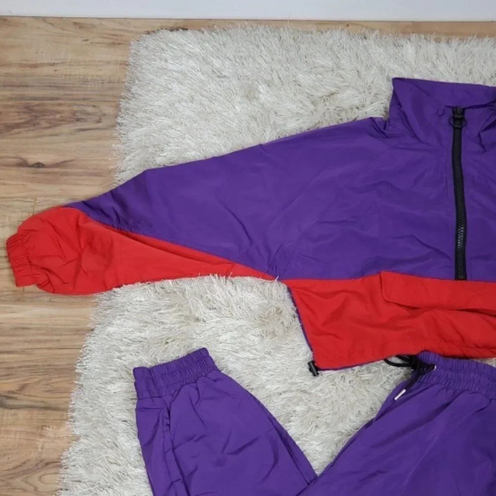 Women's Packable Half-Zip Wind Breaker Jacket‎